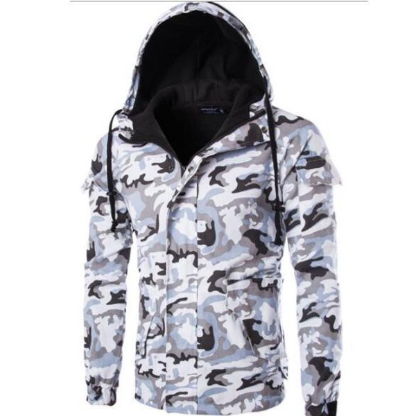 men's casual camouflage hooded windproof mens outerwear jackets jacket fashion man coat, Black;brown
men's casual camouflage hooded windproof mens outerwear jackets jacket fashion man coat, Black;brown