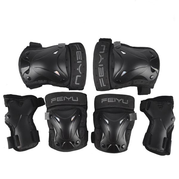 6 pcs / set protective skates set knee pads elbow wrist protector protection for scooter cycling roller skating xs-xl size, Black;gray
6 pcs / set protective skates set knee pads elbow wrist protector protection for scooter cycling roller skating xs-xl size, Black;gray