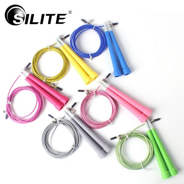 silite 2.7m speed steel wire skipping rope skip adjustable jump rope crossfit home gym fitness crossfit workout training
silite 2.7m speed steel wire skipping rope skip adjustable jump rope crossfit home gym fitness crossfit workout training
