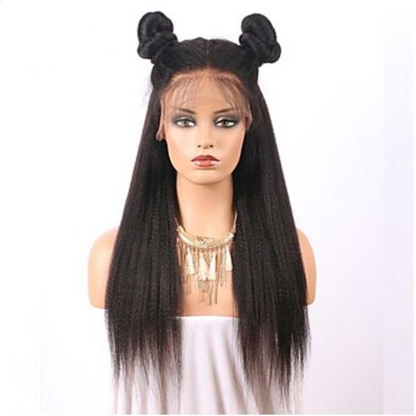 MHAZEL 20inch kinky straight lace front full lace wig middle part baby hair heat resistant fiber
MHAZEL 20inch kinky straight lace front full lace wig middle part baby hair heat resistant fiber
