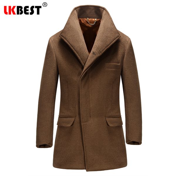 lknew men wool blend jackets full winter men wool overcoat long trench coat keep warm business suit plus size 1508, Black
lknew men wool blend jackets full winter men wool overcoat long trench coat keep warm business suit plus size 1508, Black