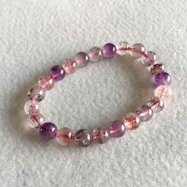 natural genuine purple hair crystal multi colors mix super 7 seven bracelet round melody stone 8mm 05124, Black
natural genuine purple hair crystal multi colors mix super 7 seven bracelet round melody stone 8mm 05124, Black