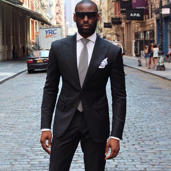 black men suits wedding groom tuxedos 2 pieces (jacket+pants) business suits bridegroom sets man blazer, Black;gray
black men suits wedding groom tuxedos 2 pieces (jacket+pants) business suits bridegroom sets man blazer, Black;gray
