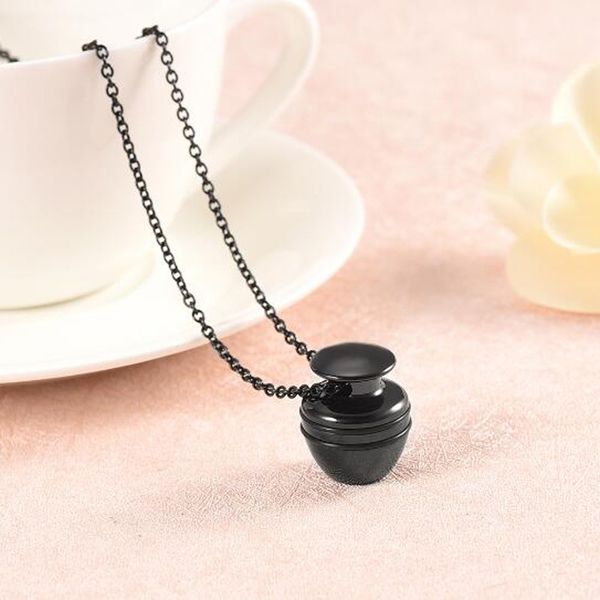 fashion jewelry engraving personalized stainless steel jars shape remembrance memorial ash cremation urn pendant necklace, Silver
fashion jewelry engraving personalized stainless steel jars shape remembrance memorial ash cremation urn pendant necklace, Silver