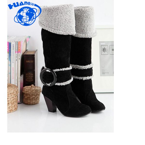 huanqiu 2018 large size 33-43 wholesale high heels winter plush boots women shoes woman boots slip on warm woman wyq271, Black
huanqiu 2018 large size 33-43 wholesale high heels winter plush boots women shoes woman boots slip on warm woman wyq271, Black