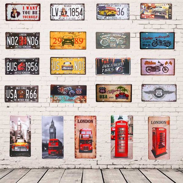 15x30cm vintage car license number plate motorcycle usa route 66 america iron poster wall sticker garage wall decor
15x30cm vintage car license number plate motorcycle usa route 66 america iron poster wall sticker garage wall decor