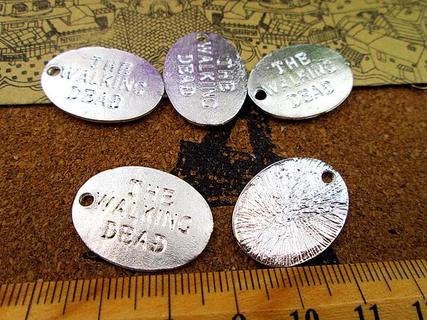 30pcs--17*24mm antique silver the walking dead diy charms pendants, Bronze;silver
30pcs--17*24mm antique silver the walking dead diy charms pendants, Bronze;silver