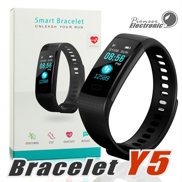Y5 Smart Bracelet Wristband Fitness Tracker Color Screen Heart Rate Sleep Pedometer Sport Waterproof Activity Tracker for iPhone Samsung
Y5 Smart Bracelet Wristband Fitness Tracker Color Screen Heart Rate Sleep Pedometer Sport Waterproof Activity Tracker for iPhone Samsung