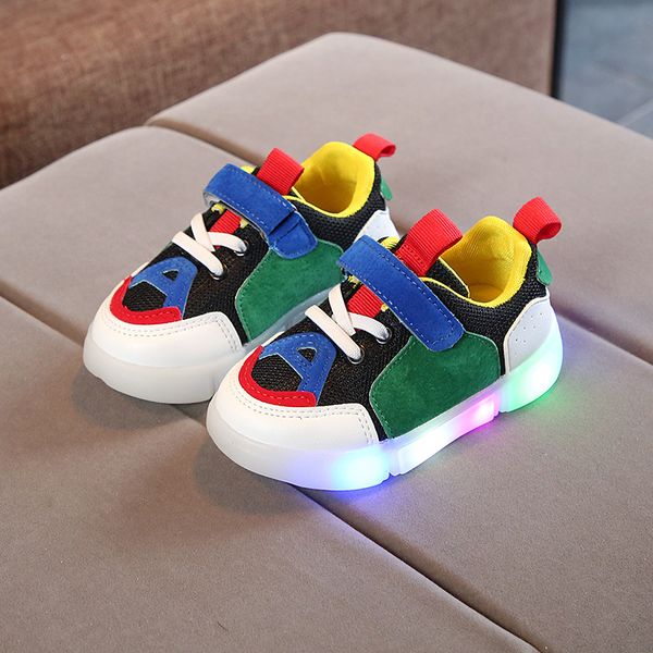 2019 led блеск весна / осень младенца девочек мальчиков обувь красочный зажгли милый ребенок ботинки остудить высокого качества кроссовки, Black
2019 led блеск весна / осень младенца девочек мальчиков обувь красочный зажгли милый ребенок ботинки остудить высокого качества кроссовки, Black