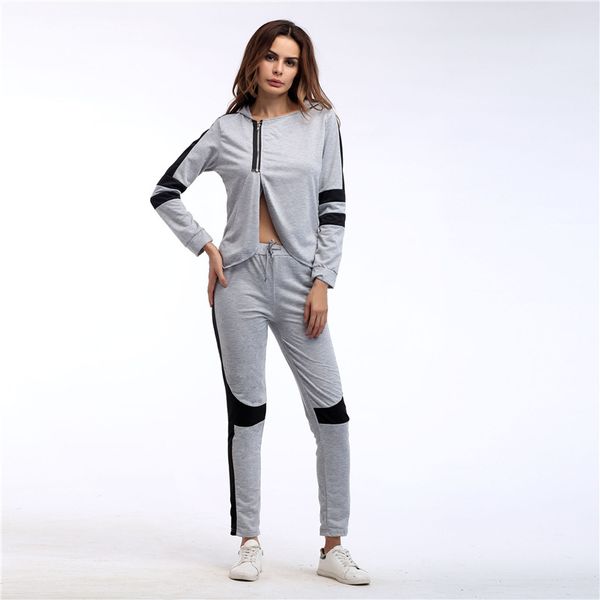 2017 new women sports and leisure suits, women sports running suit,2 pieces sweatshirts + pants,outdoor long sleeve sportswear, White;black
2017 new women sports and leisure suits, women sports running suit,2 pieces sweatshirts + pants,outdoor long sleeve sportswear, White;black
