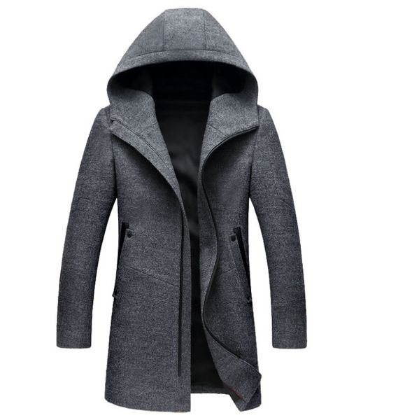coat men winter long thick woolen coats mens stand collar casual jackets overcoat wool parka, Black
coat men winter long thick woolen coats mens stand collar casual jackets overcoat wool parka, Black