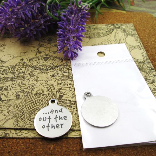40pcs--"and ouf fhe ofher"stainless steel charms more style for choosing diy charms pendants for necklace, Bronze;silver
40pcs--"and ouf fhe ofher"stainless steel charms more style for choosing diy charms pendants for necklace, Bronze;silver
