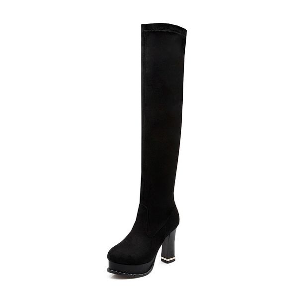 autumn and winter fashion faux suede slim boots girl over the knee with platform plush inside high women cerdachic 2018, Black
autumn and winter fashion faux suede slim boots girl over the knee with platform plush inside high women cerdachic 2018, Black
