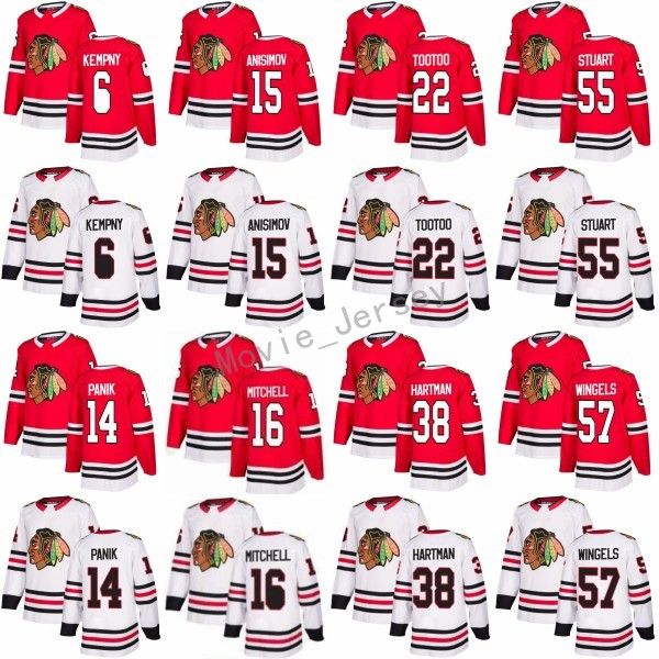 2018 New Blackhawks Jerseys Chicago 16 John Mitchell 55 Mark Stuart 57 Tommy Wingels 6 Michal Kempny 14 Richard Panik 22 Jordin Tootoo Red
2018 New Blackhawks Jerseys Chicago 16 John Mitchell 55 Mark Stuart 57 Tommy Wingels 6 Michal Kempny 14 Richard Panik 22 Jordin Tootoo Red