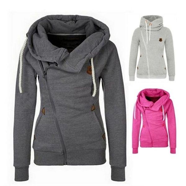Womens Fashion Turtleneck Zipper Cardigans Coat Long Sleeve Sweatshirts Hoodies 8 Colors Plus Size XS-5XL Wholesale
Womens Fashion Turtleneck Zipper Cardigans Coat Long Sleeve Sweatshirts Hoodies 8 Colors Plus Size XS-5XL Wholesale