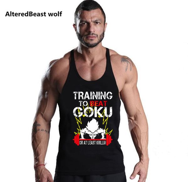 men dragon ball bodybuilding tank fitness goku print cotton tank stringer vest men sleeveless shirt wholesale undershirt, White;black
men dragon ball bodybuilding tank fitness goku print cotton tank stringer vest men sleeveless shirt wholesale undershirt, White;black
