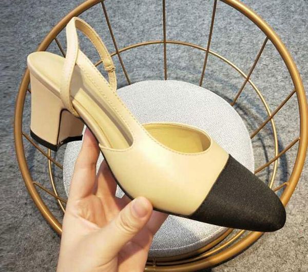 women heel sandals classic luxury stitching leather cloth fashion brand ladies non-slip simple summer sandals, Black
women heel sandals classic luxury stitching leather cloth fashion brand ladies non-slip simple summer sandals, Black