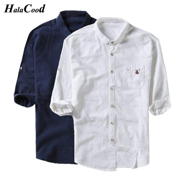 new chinese style men's large size 5 cufflinks buttoned shirt linen collar vintage ethnic chinese cotton tang spring summer, White;black
new chinese style men's large size 5 cufflinks buttoned shirt linen collar vintage ethnic chinese cotton tang spring summer, White;black