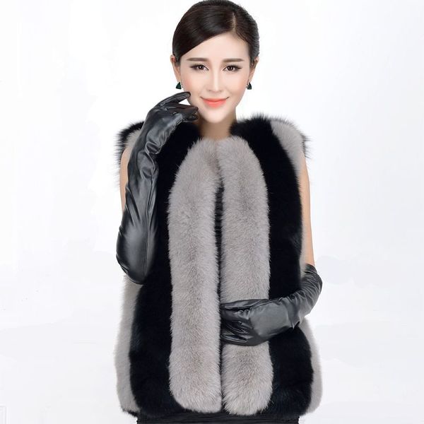 faux fur vest jacket women fake fur gilet coats 4 colors choices f0394 sleeveless s-2xl, Black
faux fur vest jacket women fake fur gilet coats 4 colors choices f0394 sleeveless s-2xl, Black