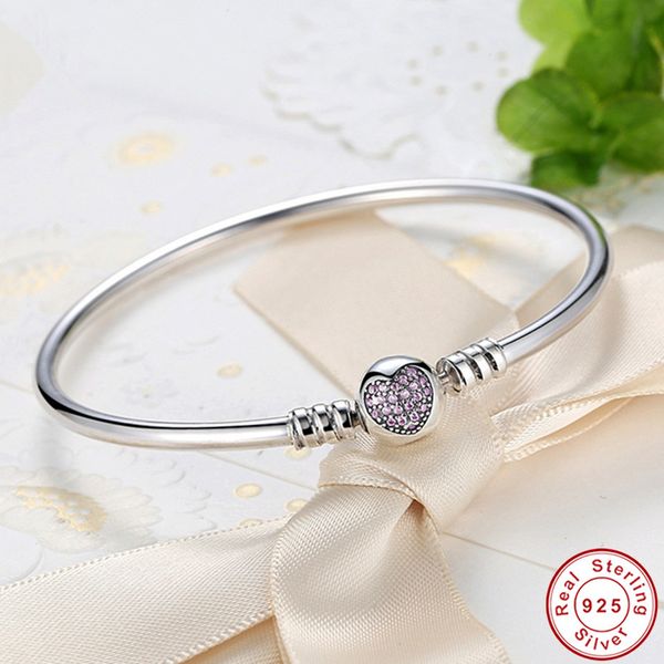 925 sterling silver purple heart cz zircon bangle women trendy romantic love s925 stamp charm bracelet for wedding gift, Black
925 sterling silver purple heart cz zircon bangle women trendy romantic love s925 stamp charm bracelet for wedding gift, Black
