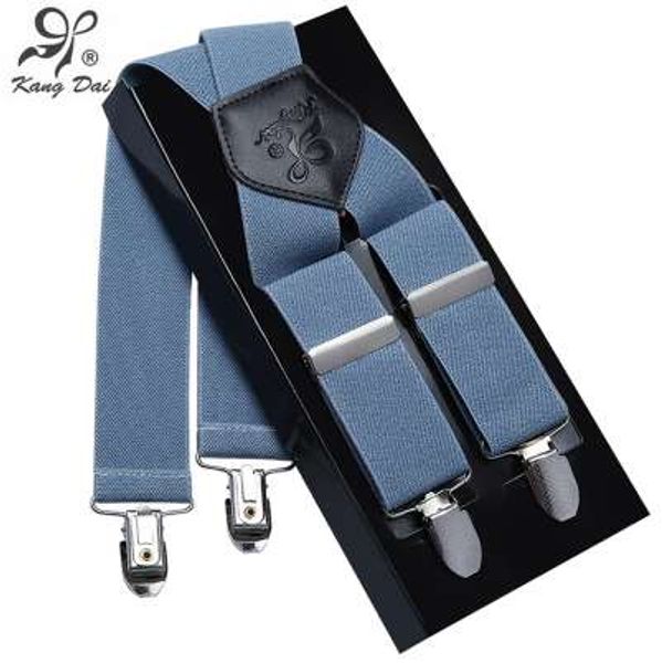 kangdai suspenders men leather alloy 4 clip suspender belt elastic trouser straps fashion commercial pants braces mcx401, Black;white
kangdai suspenders men leather alloy 4 clip suspender belt elastic trouser straps fashion commercial pants braces mcx401, Black;white