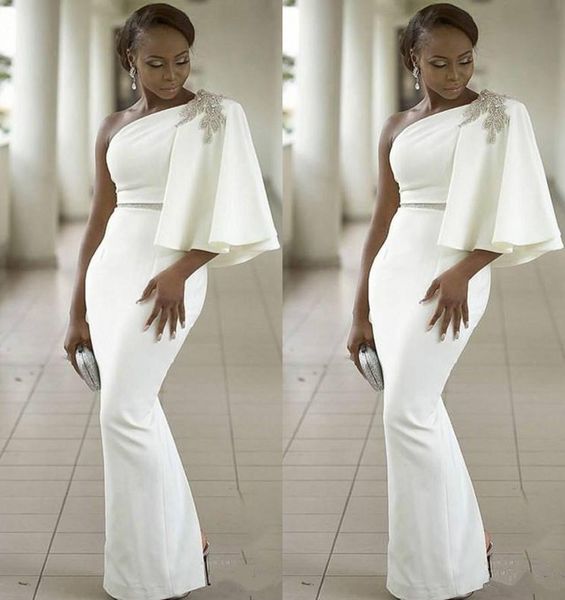 elegant one shoulder mermaid evening dresses african formal party dress stain crystal beaded prom gowns white vestidos cheap, Black;red
elegant one shoulder mermaid evening dresses african formal party dress stain crystal beaded prom gowns white vestidos cheap, Black;red