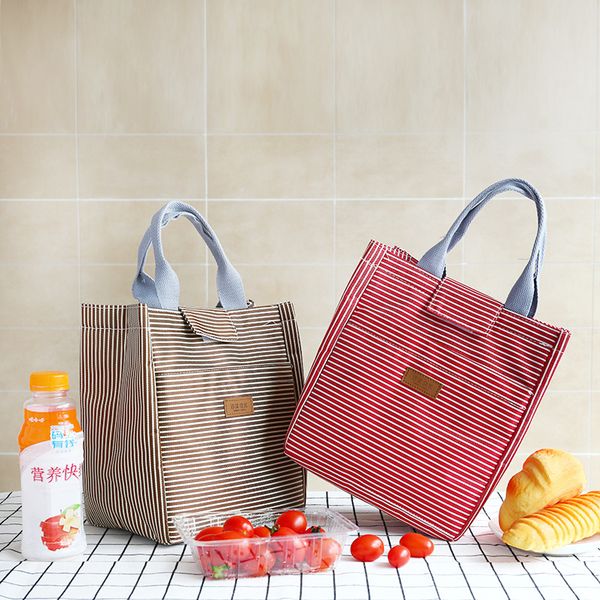 fashion stripe lunch box bag oxford cloth handbag thermal insulation bag aluminum thickened keep fresh large capacity cooler, Blue;pink
fashion stripe lunch box bag oxford cloth handbag thermal insulation bag aluminum thickened keep fresh large capacity cooler, Blue;pink