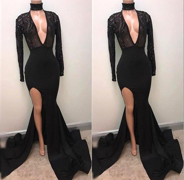 new prom dress 2022 mermaid split black long-sleeve deep v-neck sparkly evening celebrity gowns
new prom dress 2022 mermaid split black long-sleeve deep v-neck sparkly evening celebrity gowns