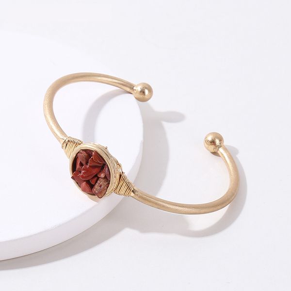 re new natural stone cuff bangles for women charms hand cuff bangle open end bracelets fashion gold color hand jewelry gift a730, Black
re new natural stone cuff bangles for women charms hand cuff bangle open end bracelets fashion gold color hand jewelry gift a730, Black