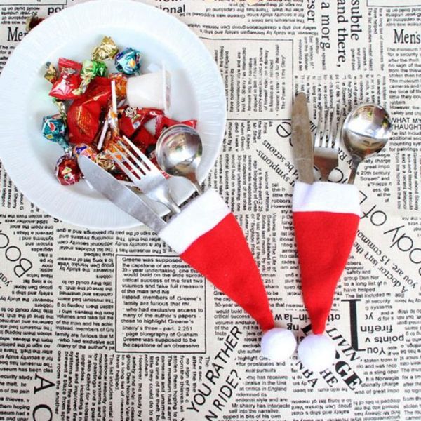 christmas hat cutlery bag candy gift bags cute pocket fork knife holder table dinner decoration xmas mini red
christmas hat cutlery bag candy gift bags cute pocket fork knife holder table dinner decoration xmas mini red