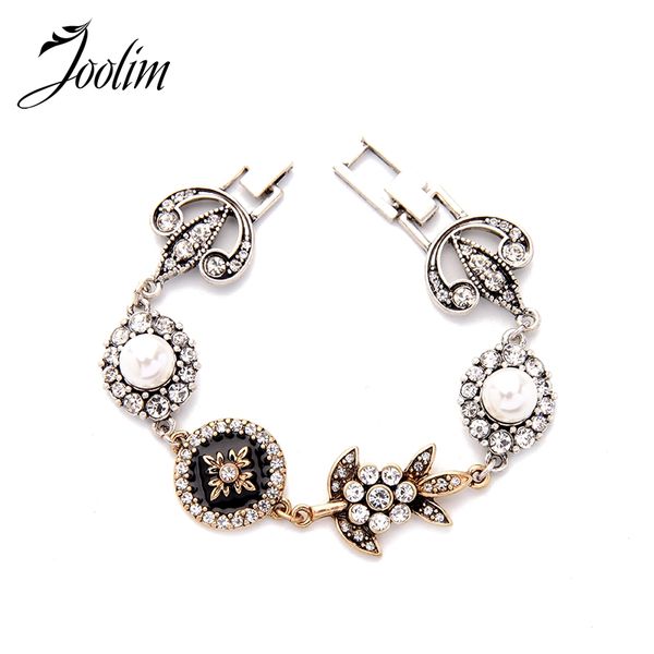 joolim jewelry wholesale dropshipping high end black flower mixed charm bracelet for women american jewelry christmas gift, Golden;silver
joolim jewelry wholesale dropshipping high end black flower mixed charm bracelet for women american jewelry christmas gift, Golden;silver