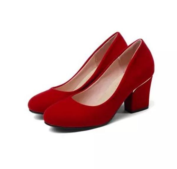 send 2018 fashion new style coarse heel low help four quarter single shoes high heel round head shoes, Black
send 2018 fashion new style coarse heel low help four quarter single shoes high heel round head shoes, Black