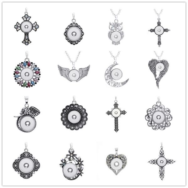 fashion 16 styles noosa owl cross heart charms 18mm snap button necklace ginger snaps button jewelry, Silver
fashion 16 styles noosa owl cross heart charms 18mm snap button necklace ginger snaps button jewelry, Silver