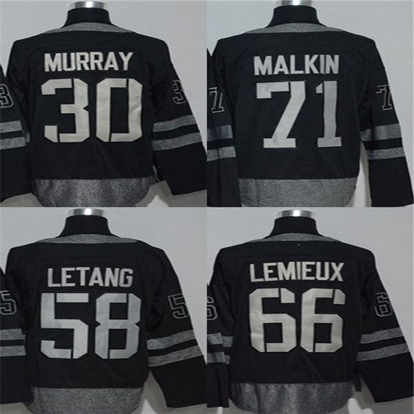 2017 new brand mens 30 matt murray 58 kris letang 66 mario lemieux 71 malkin black 100th anniversary hockey jerseys, Black;red
2017 new brand mens 30 matt murray 58 kris letang 66 mario lemieux 71 malkin black 100th anniversary hockey jerseys, Black;red