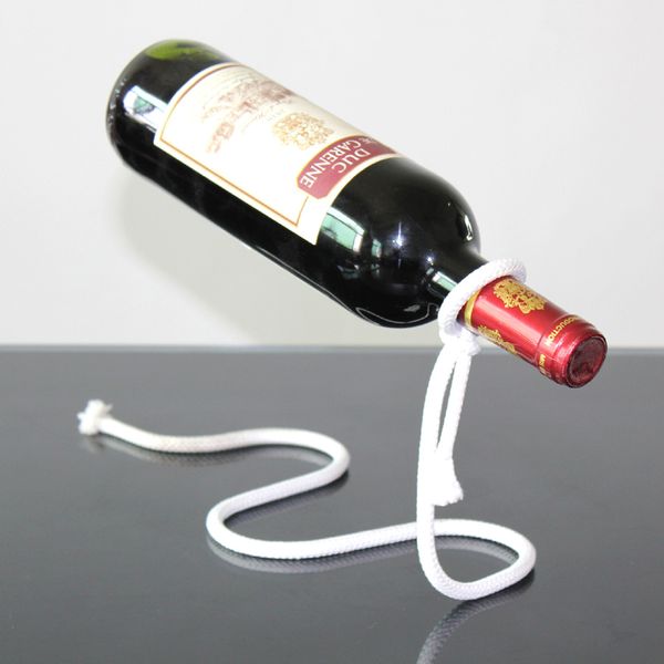 Magic rope wine bottle tand rack u pen ion novelty holder barware gift bar acce orie table decoration tableware 
Magic rope wine bottle tand rack u pen ion novelty holder barware gift bar acce orie table decoration tableware