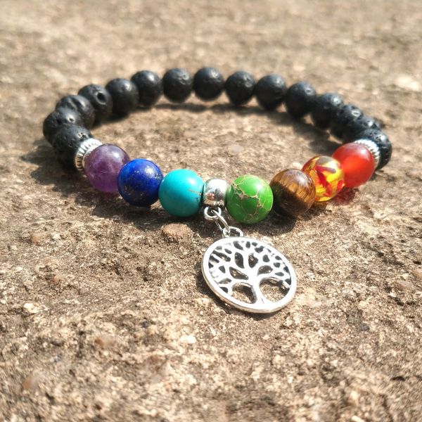 fashion chakras tree of life 8mm black lava stone beads bracelets diy essential oil diffuser bracelet stretch yoga jewelry
fashion chakras tree of life 8mm black lava stone beads bracelets diy essential oil diffuser bracelet stretch yoga jewelry