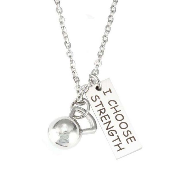stainless steel silver rectangle necklace "i choose strength" fitness jewelry bodybuilding inspirational charm barbell key chain
stainless steel silver rectangle necklace "i choose strength" fitness jewelry bodybuilding inspirational charm barbell key chain