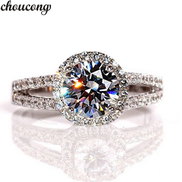 choucong sparkling round 3ct diamonique cz ring white gold filled engagement wedding band rings for women men gift, Slivery;golden
choucong sparkling round 3ct diamonique cz ring white gold filled engagement wedding band rings for women men gift, Slivery;golden