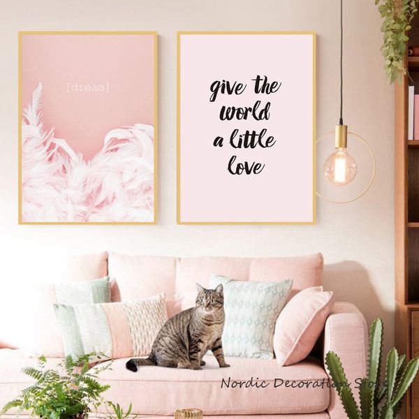 pink art dream white feather abstract nordic posters and prints wall art canvas painting wall pictures for living room unframed
pink art dream white feather abstract nordic posters and prints wall art canvas painting wall pictures for living room unframed