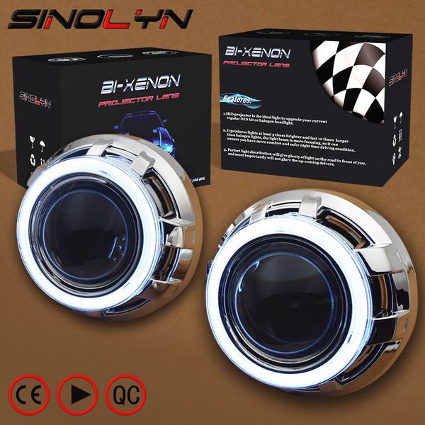 sinolyn 3.0 pro hid bi xenon lenses headlight car projector lens cob led angel eyes halo drl headlamp retrofit diy car-styling
sinolyn 3.0 pro hid bi xenon lenses headlight car projector lens cob led angel eyes halo drl headlamp retrofit diy car-styling