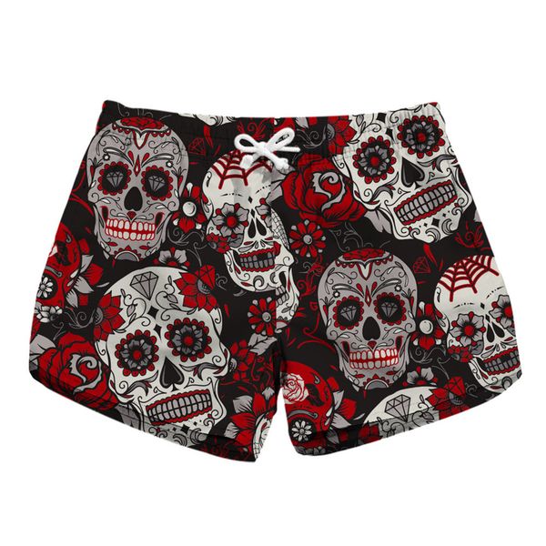 skull short scanties trousers women's quick dry beach board shorts summer trunks girl casual skeleton summer clothing plus size, White;black
skull short scanties trousers women's quick dry beach board shorts summer trunks girl casual skeleton summer clothing plus size, White;black