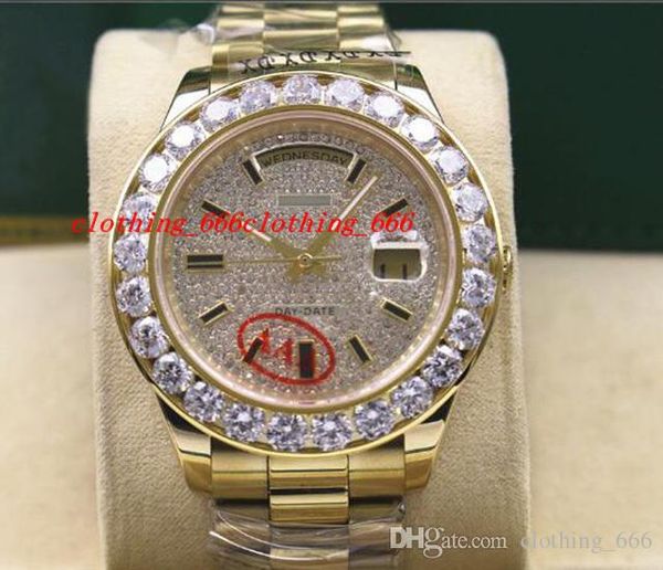 selling fashion luxury wristwatch 18k yellow gold 41mm diamond dial bigger diamond bezel watch automatic men's watch, Slivery;brown
selling fashion luxury wristwatch 18k yellow gold 41mm diamond dial bigger diamond bezel watch automatic men's watch, Slivery;brown