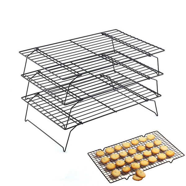 urijk new 3layers baking inserts kitchen pastry stand stainless steel nonstick cooling rack cake cookies bread bakeware
urijk new 3layers baking inserts kitchen pastry stand stainless steel nonstick cooling rack cake cookies bread bakeware
