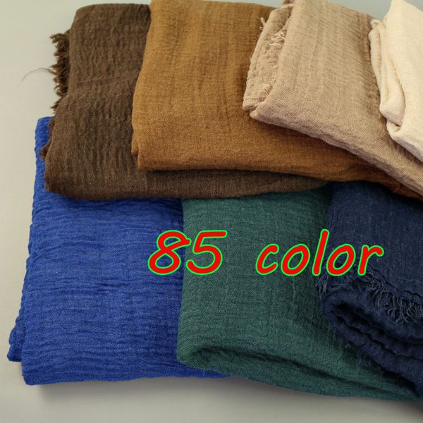 2017 new crinkle bubble cotton scarf plain popular shawls hijab spring wrinkle wrap muslim 85 color scarves/scarf 180*100cm d18102405, Blue;gray
2017 new crinkle bubble cotton scarf plain popular shawls hijab spring wrinkle wrap muslim 85 color scarves/scarf 180*100cm d18102405, Blue;gray