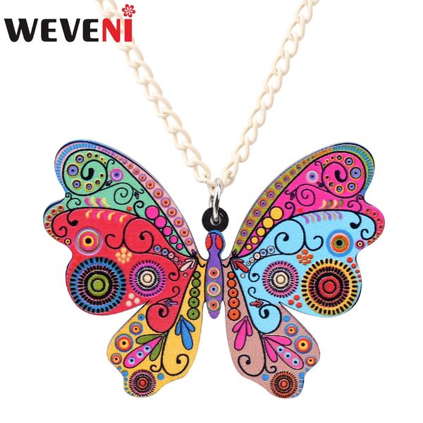 weveni acrylic butterfly necklace insect pendant chain choker animal unique fashion jewelry for women girl wholesale accessories, Silver
weveni acrylic butterfly necklace insect pendant chain choker animal unique fashion jewelry for women girl wholesale accessories, Silver