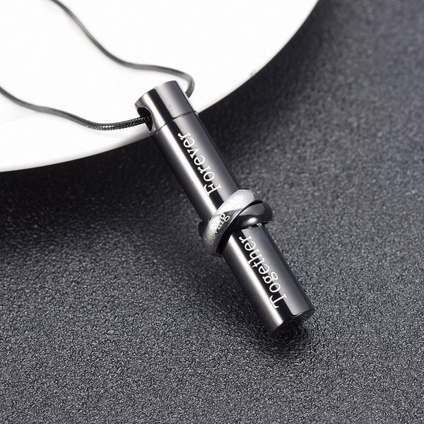 ijd9944 stainless steel hold " in loving memory" collar with together forever cylinder urn necklace for ashes keepsake cremation p, Silver
ijd9944 stainless steel hold " in loving memory" collar with together forever cylinder urn necklace for ashes keepsake cremation p, Silver