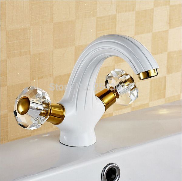 crystal handle bathroom carving faucet deck mounted dual handle and cold basin swan sink taps zr577
crystal handle bathroom carving faucet deck mounted dual handle and cold basin swan sink taps zr577