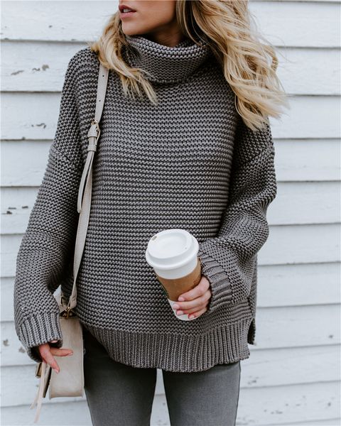 womens turtleneck oversized sweaters batwing long sleeve pullover loose chunky knit jumper, White;black
womens turtleneck oversized sweaters batwing long sleeve pullover loose chunky knit jumper, White;black