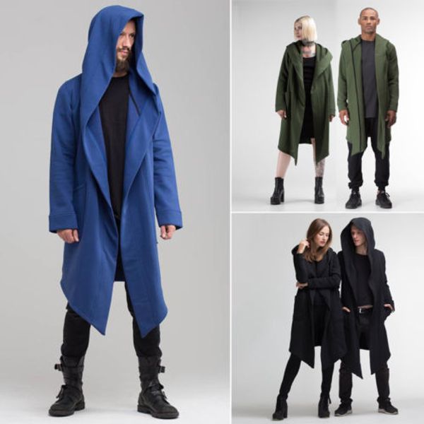women men's hooded jacket long cardigan ninja goth gothic hoodie sweatshirt punk 2018, Black;brown
women men's hooded jacket long cardigan ninja goth gothic hoodie sweatshirt punk 2018, Black;brown