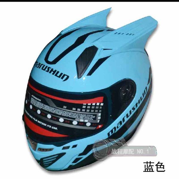 motorcycle helmet malushun brand blue color with horns full face helmet off road asque professional design moto casco
motorcycle helmet malushun brand blue color with horns full face helmet off road asque professional design moto casco